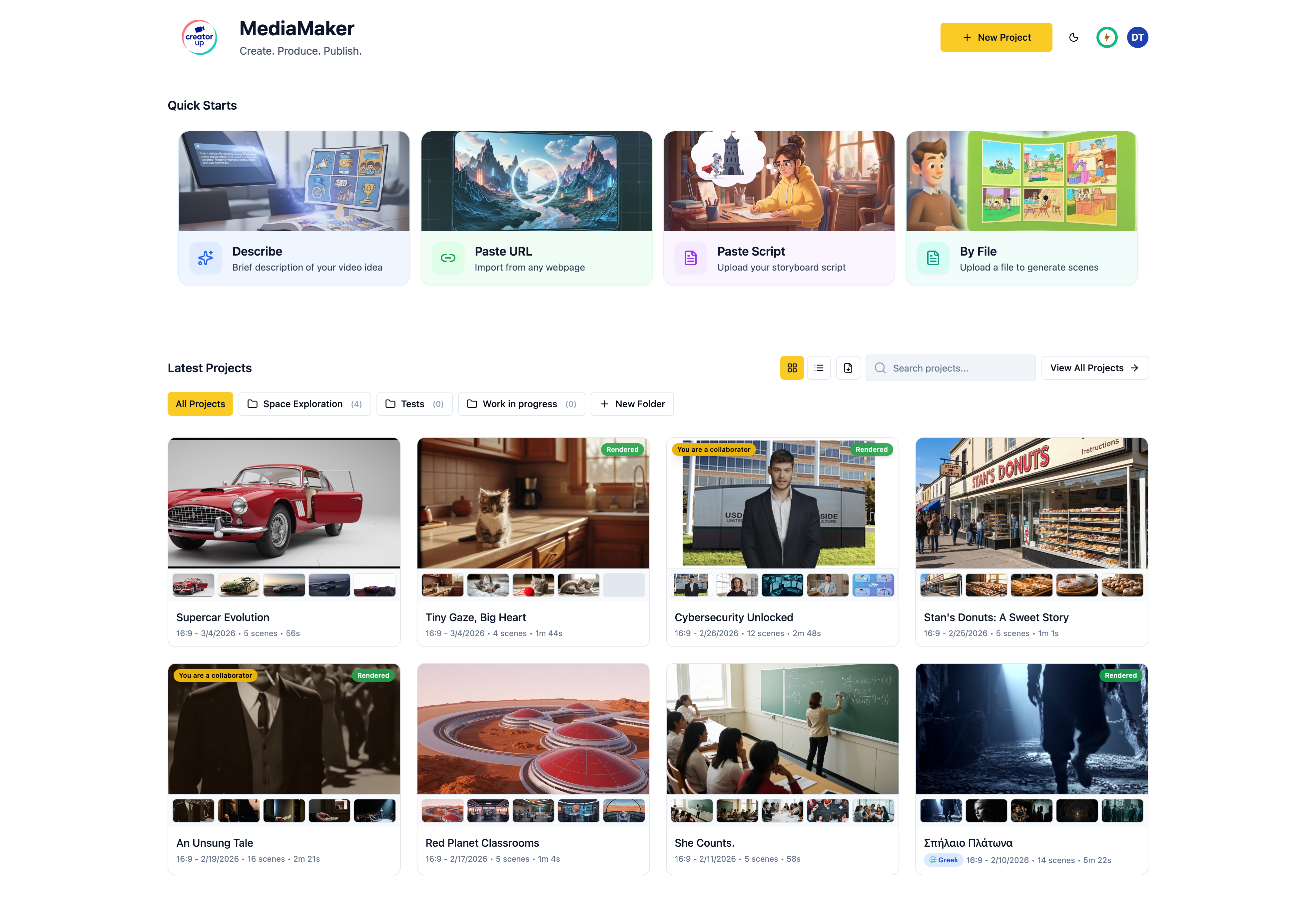 AI-Powered Video Creation